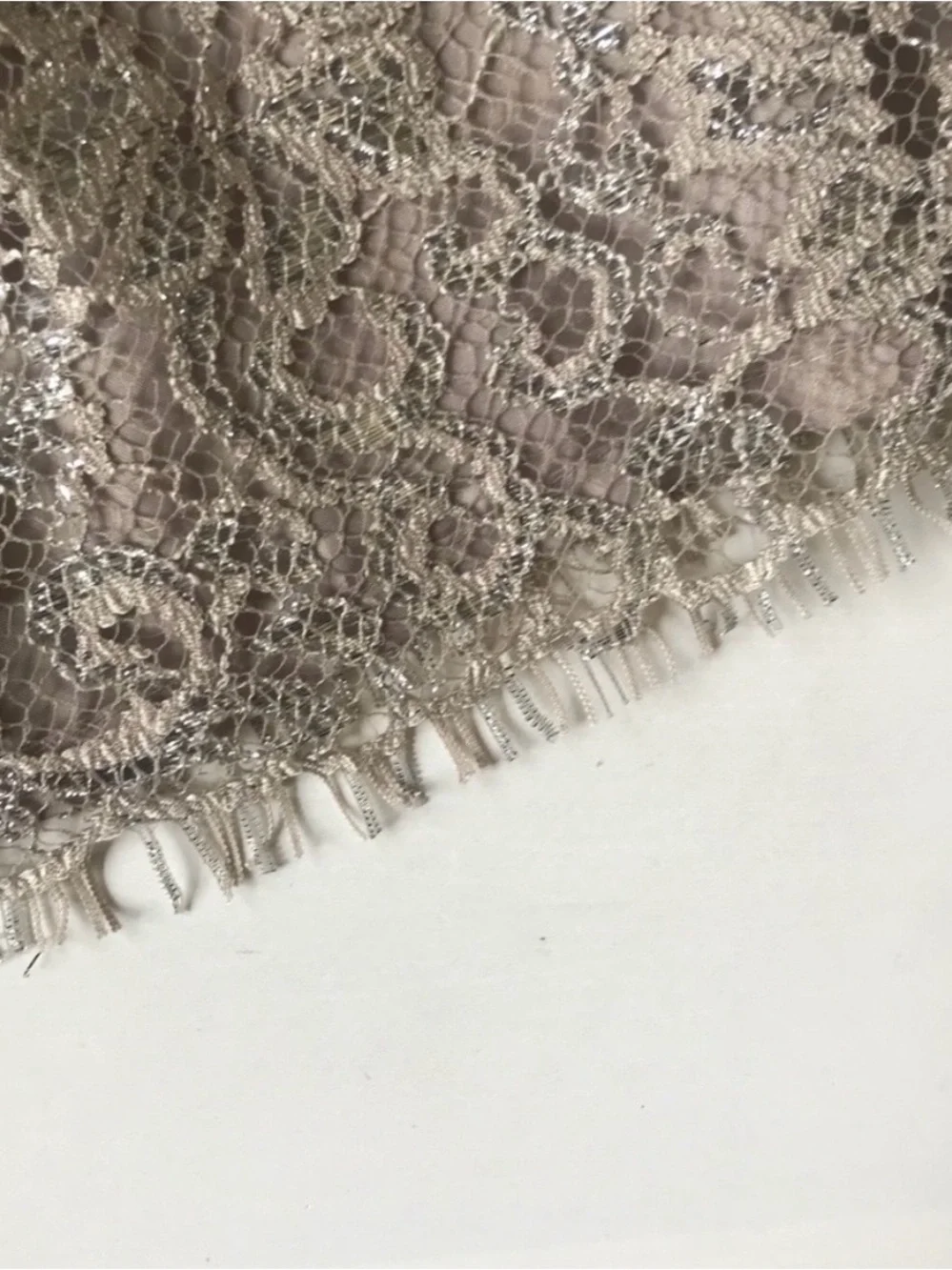 J.Crew “Sparkler” Metallic Lace Holida Mini Skirt